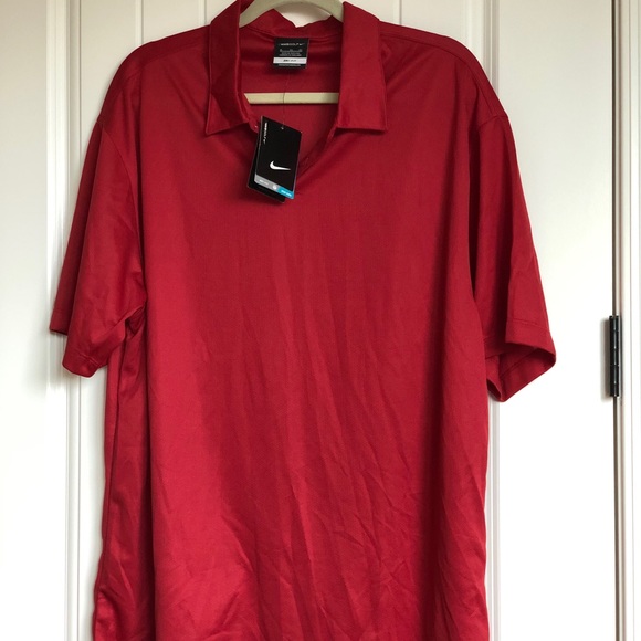 Nike Red Golf Dry-fit Polo NWT Sz XL - Picture 2 of 4